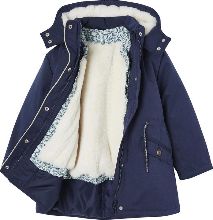 Actual product image Vertbaudet Girls' 3-in-1 quilted jacket with recycled polyester (92)