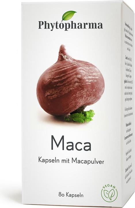 Phytopharma Maca (80 Stück, Kapseln, 40.40 g)