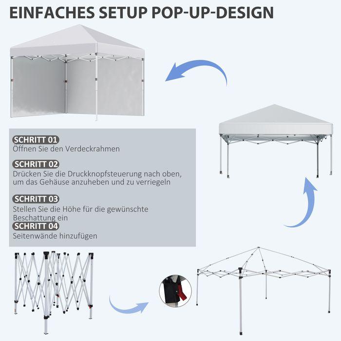 Produktbild Swisshandel24 Sandsackpavillon (297 cm, 297 cm)