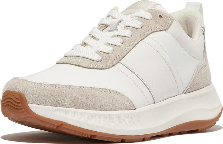 Actual product image Fitflop F-Mode Flow Sneaker - Nylon & Suede Mix WIT - Maat 37 (37)