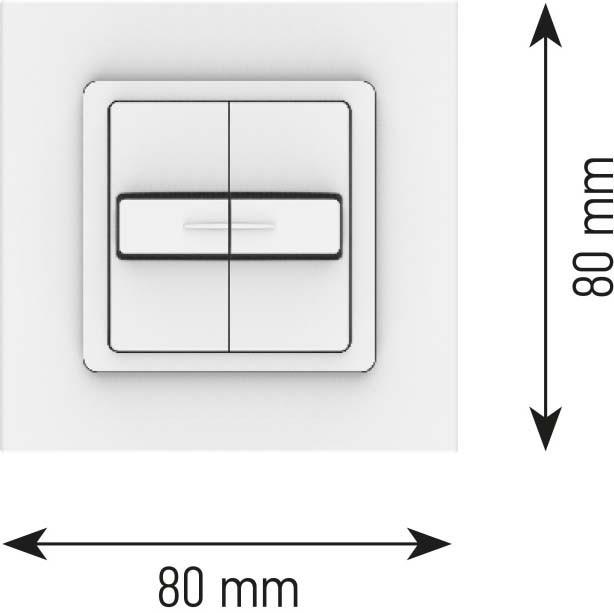 Produktbild somfy 1800537 Doppeltaster f.2 Antriebe