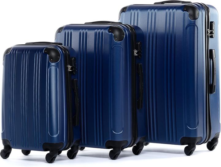 Actual product image Fergé Set of 3 suitcases (110 l, Hand luggage (up to 50 litres), M (50 - 90l), L (90 - 115l))