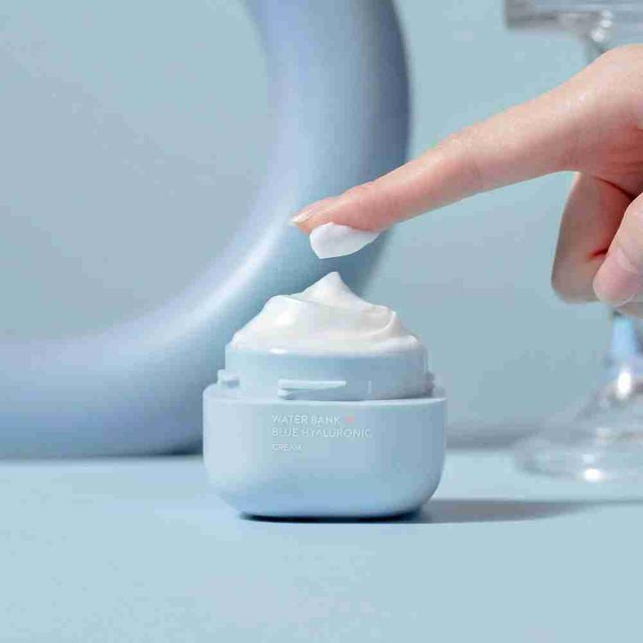 Actual product image Laneige Water Bank Blue Hyaluronic Cream Moisturiser (50 ml, 24h cream)