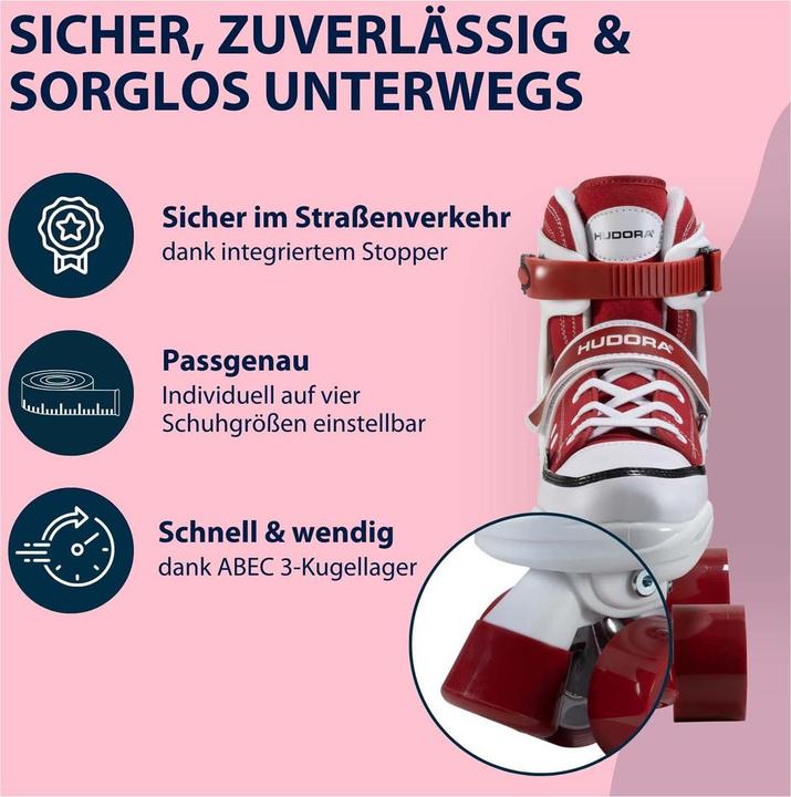 Produktbild Hudora Rollschuhe SNEAKER (36, 37, 38, 39)
