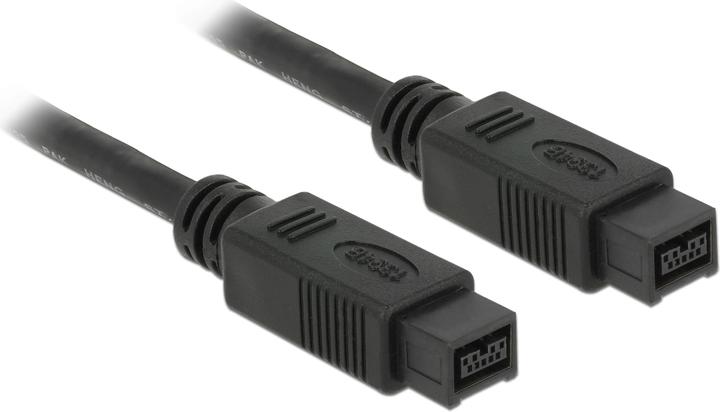 Image du produit Delock Câble FireWire IEEE 1394B 9Pol/9Pol, 2Mètres (2 m, FireWire)