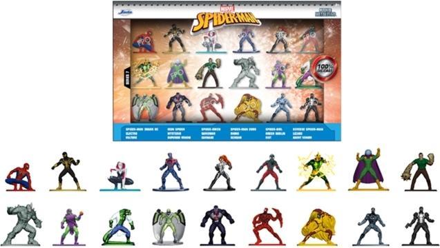 Actual product image Jada Marvel Spiderman Wave 7 Set