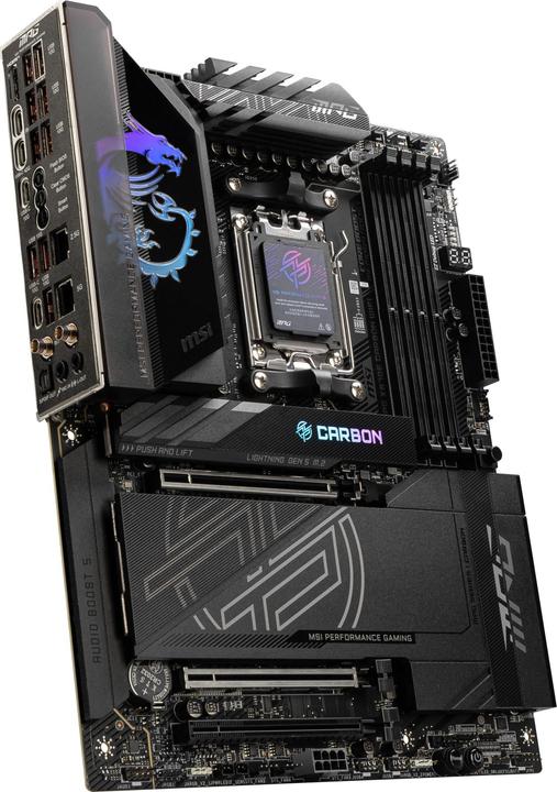 Productafbeelding MSI MPG X870E CARBON WIFI - X870/AM5/DDR5/ATX (AM5, AMD X870E, ATX)