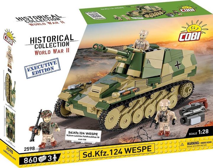 Produktbild Cobi 855 PCS HC WWII 2598 SD.KFZ.124 WESPE EXECUTIVE EDITION