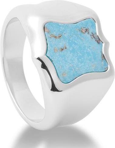 Breuning Ring - E.Tuerkis (48, 750/18 K Gold)
