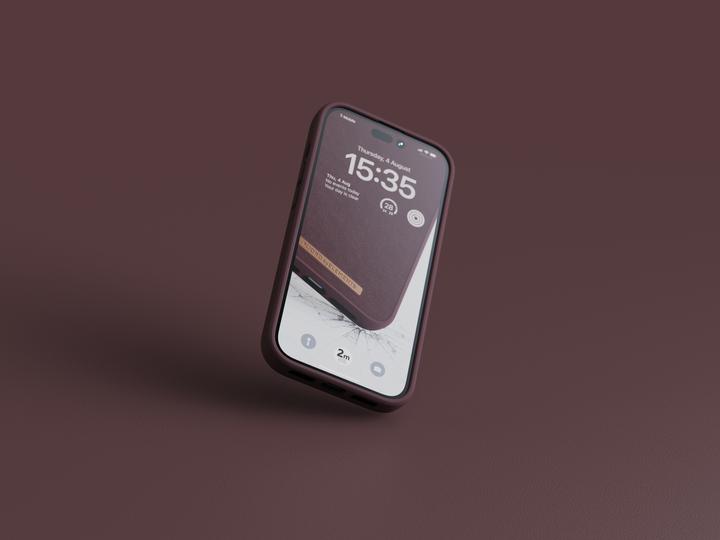 Actual product image Njord Genuine Leather Case Iphone 14 (Apple iPhone 14 Pro Max)