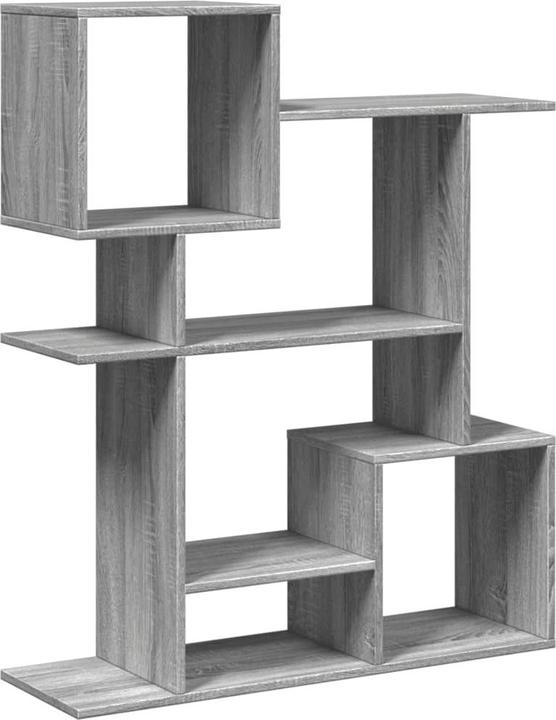 Produktbild VidaXL Bücherregal Raumteiler Wandregal Standregal Raumtrenner Regal Grau Sonoma (92 x 29 x 188 cm)