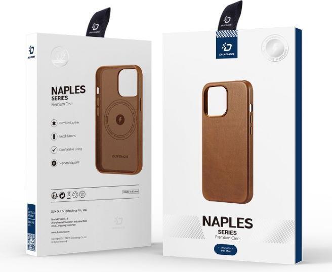Actual product image Dux Ducis Naples Series Genuine Leather Case (Apple iPhone 14 Plus)