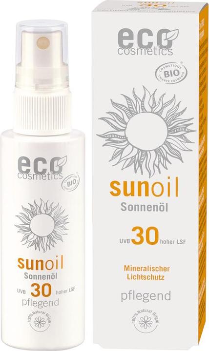 Immagine prodotto Eco Cosmetics Sonnenöl (Olio abbronzatura, Spray solare, SPF 30, 50 ml)