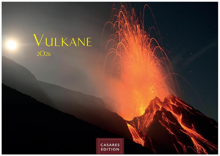 Produktbild Vulkane 2026 L 35x50cm (35 x 50 cm, Deutsch)