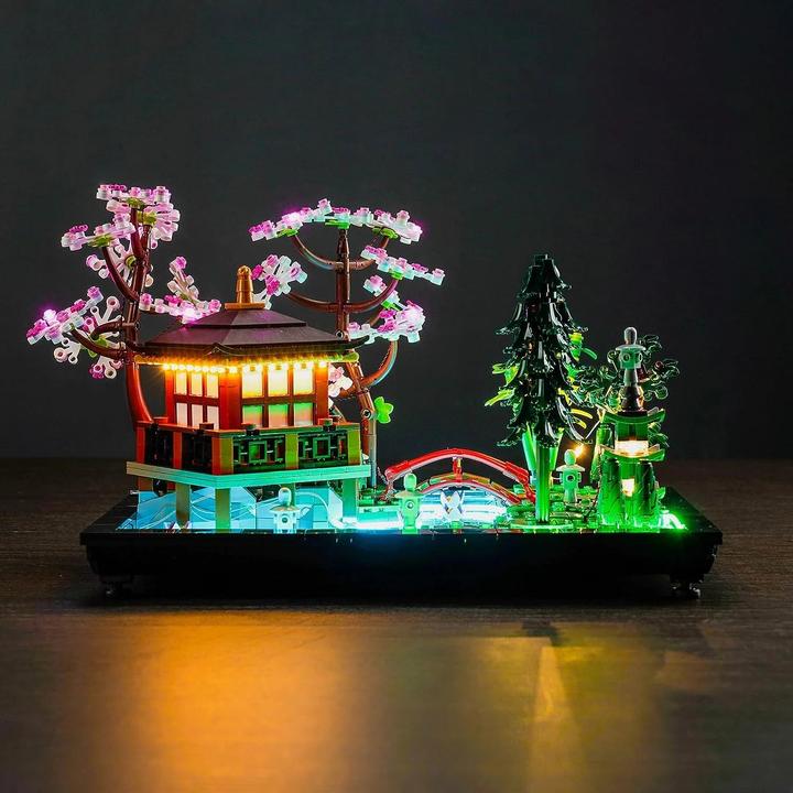 Image du produit BrickBling Set de lumière LED pour LEGO Jardin du Silence (10315) incl. télécommande