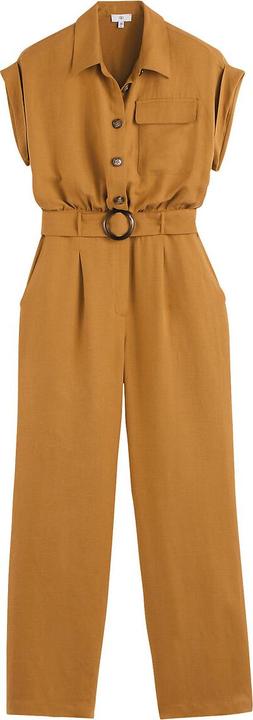 Produktbild La Redoute Collections Jumpsuit mit langem Bein Signature (40)