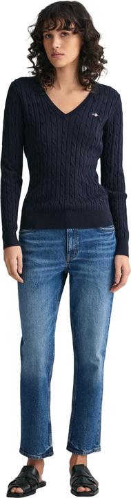 Produktbild GANT Stretch Cotton Cable V-Neck (L)