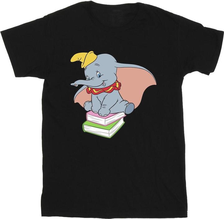 Disney Dumbo Sitting On Books TShirt Mädchen