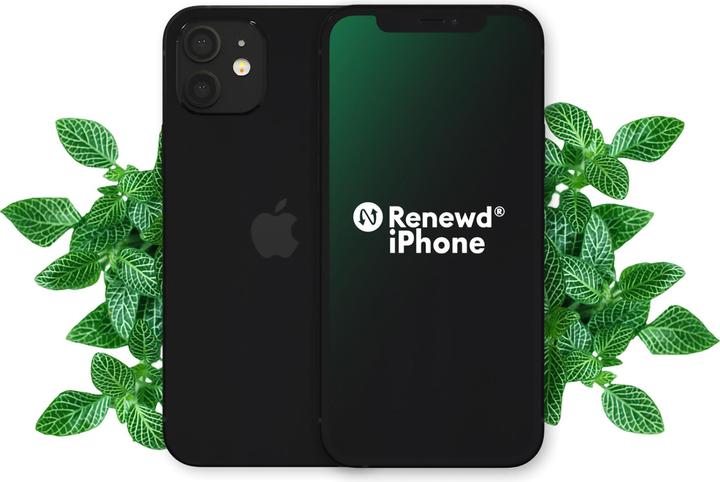 Produktbild Renewd iPhone 12 (64 GB, Schwarz, 6.10", 12 Mpx, Dual SIM, A / Wie neu)