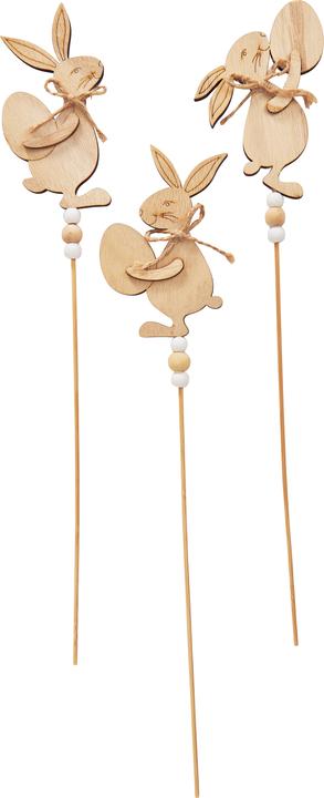 Image du produit VBS Fiche de lapin, set de 3, contreplaqué (6 cm, 6 cm)