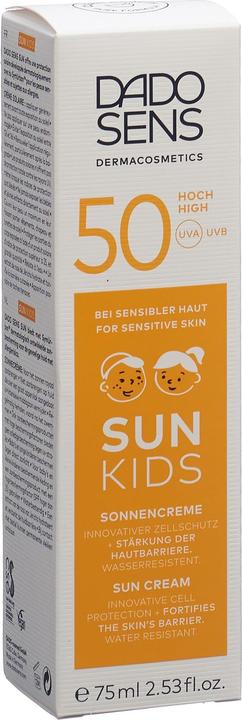 Dado Sens Zonnecrème Kinderen Zonbeschermingsfactor 50 (Zonnecrème, SPF 50, 75 ml, 103 g)