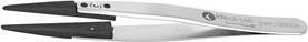 Actual product image Ideal Tek Tweezers ESD / Replaceable tip Carbon fibre Straight / Thick / Strong / Bevelled 115mm