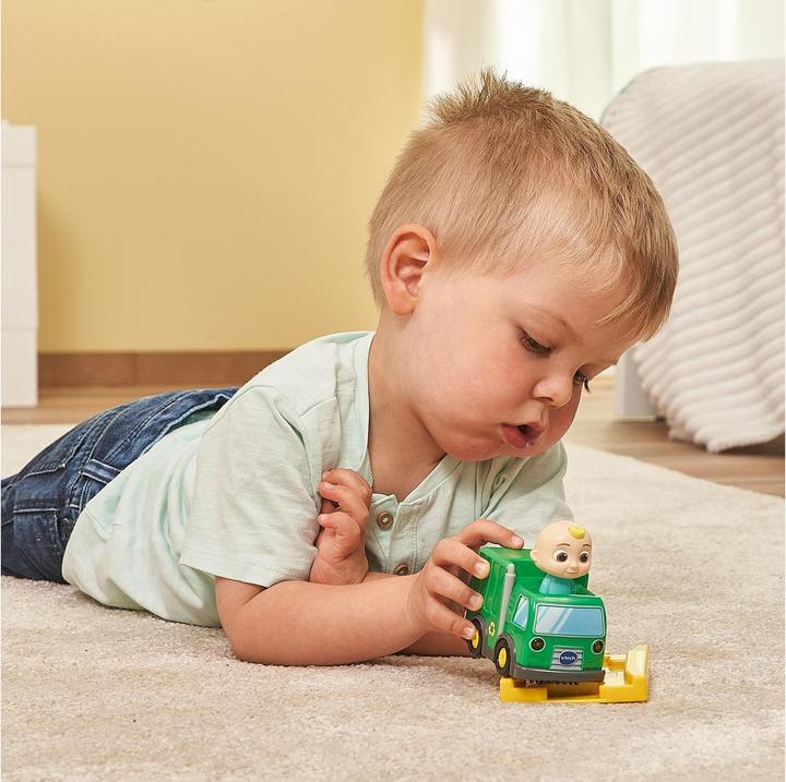 Produktbild VTech Tut Tut Baby Flitzer - CoComelon JJs Müllwagen inkl. Schiene
