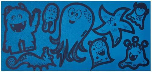 Produktbild Ergobag Reflexie-Sticker Monster blau