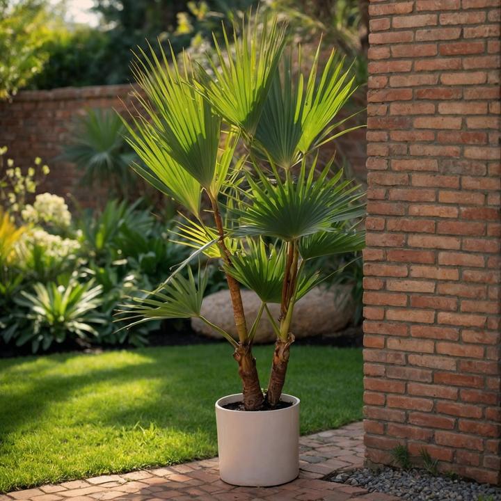 Actual product image Plant in a Box Washingtonia Robusta - Mexican fan palm (50 cm)