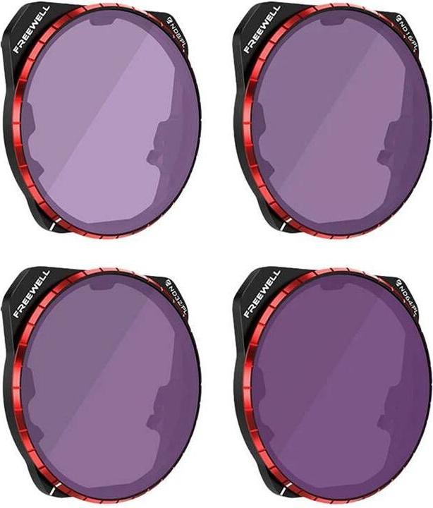 Actual product image Freewell Set of 4 filters Bright Day for DJI Mavic 3 Pro/Cine (Drone filters, DJI Mavic 3 Pro)