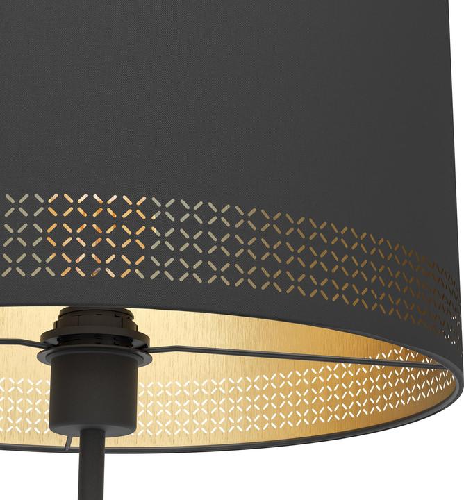 Actual product image EGLO Floor lamp ESTEPERRA 1x E27, Black/Gold (E27)