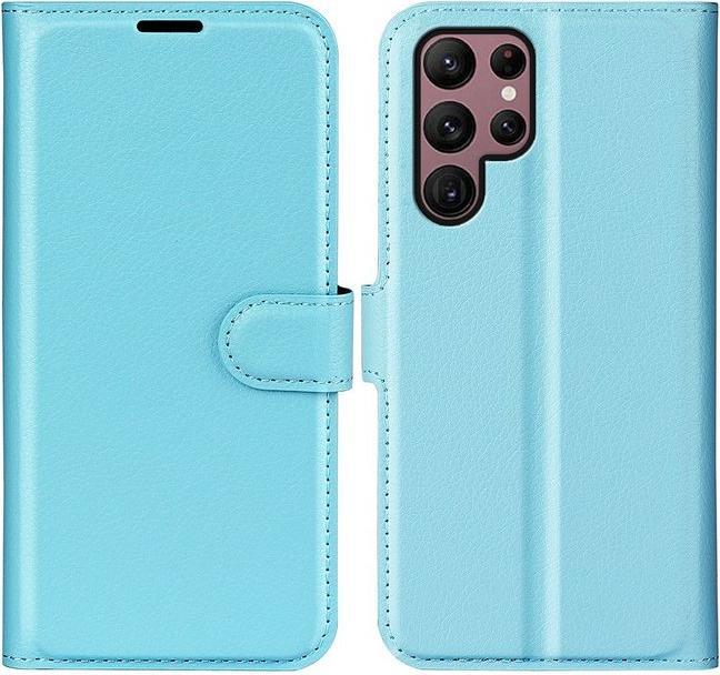 Actual product image MU Classic Litchi Leather Bookcover Series (Samsung Galaxy S23 Ultra)