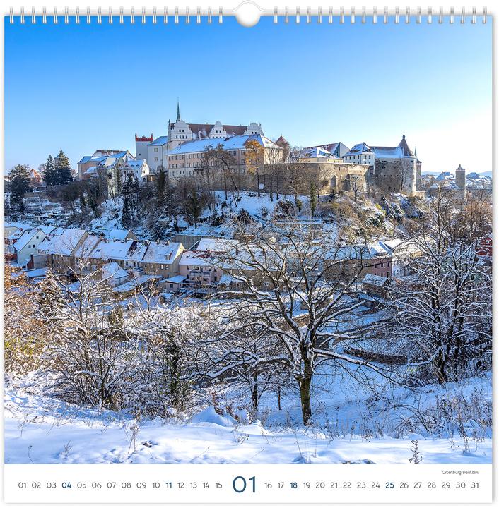 Produktbild Kalender Burgen und Schlsser Sachsen 2026 (30 x 30 cm, Deutsch)