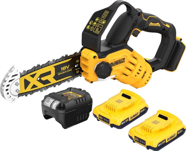 Actual product image DeWalt DCMPS 520 D2 Akku Astsäge 18 V 20 cm Brushless + 2x Akku 2,0 Ah + Ladegerät