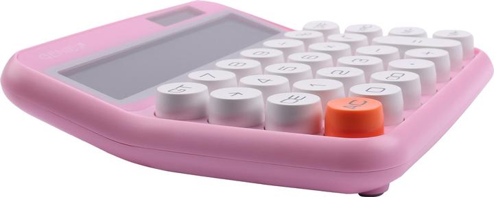 Image du produit Genie Calculatrice de bureau 612P rose (Cellules solaires, Piles)
