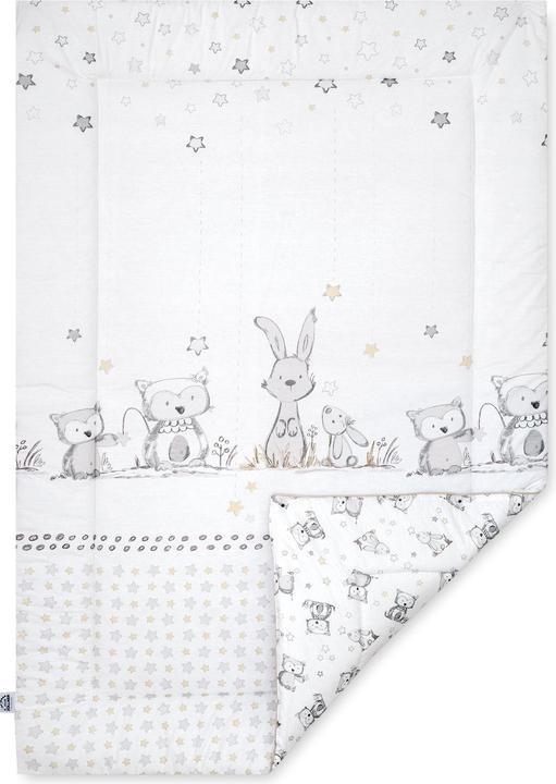 Produktbild Julius Zöllner Krabbeldecke 95/135, Häschen und Eule