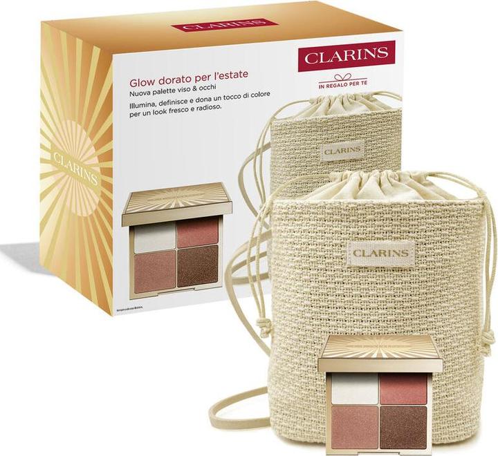 Immagine prodotto Clarins Glow dorato per l'estate. Nuova palette viso&occhi. (Set trucco)