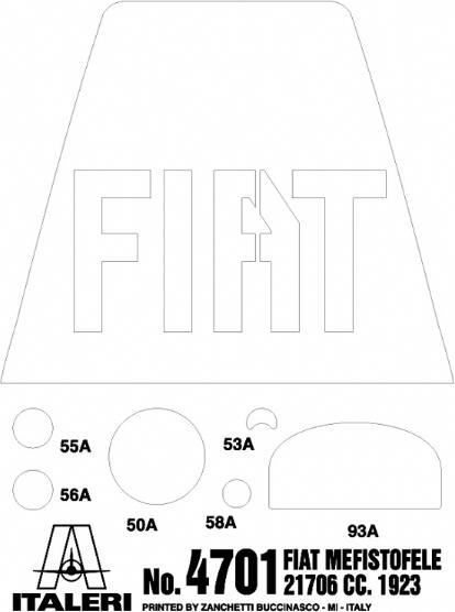 Immagine prodotto Italeri Fiat Mefistofele