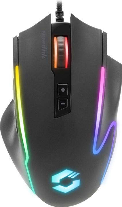 Produktbild Speedlink DECUS NX RGB Gaming Mouse, rubber-black (Kabelgebunden)