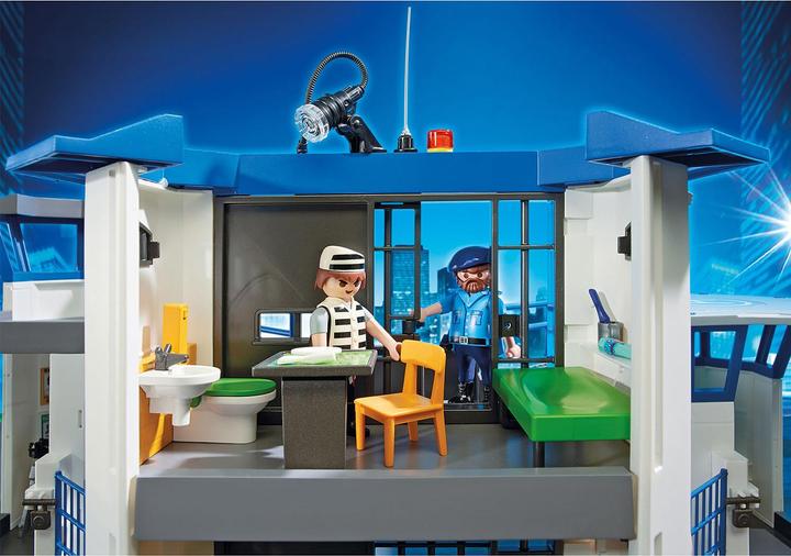Actual product image Playmobil Intl. police command center with prison (6919, Playmobil City Action)