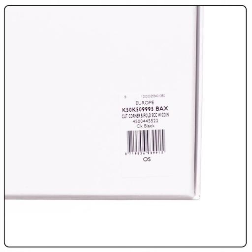 Actual product image Calvin Klein cut corner BIFOLD 5C K50K509995 BAX