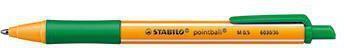Image du produit STABILO pointball Stylo à bille rétractable (Vert, 1 x)