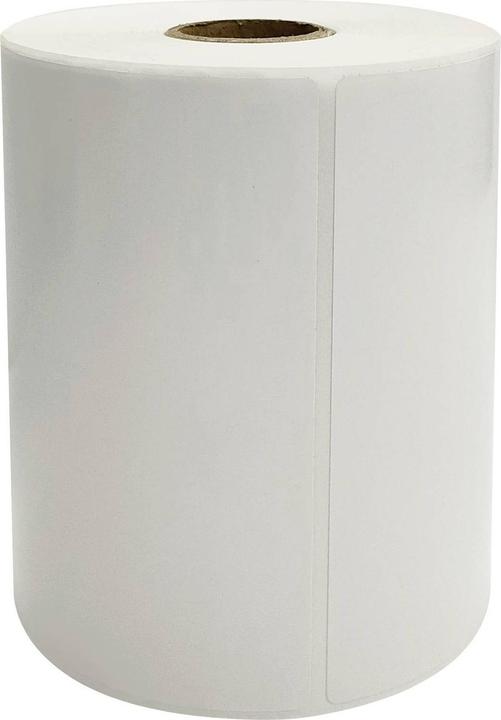 Renkforce Labels Roll 100 x 80 mm Direct Thermal Paper White 500 pcs. strong adhesive