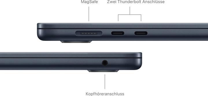 Actual product image Apple MacBook Air – 2024 (15", M3, 8 GB, 512 GB, DE)