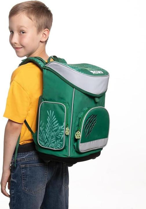 Produktbild Muwo 5-teiliges Schulranzen-Set im Dinosaurier Design für Kinder (20 l)