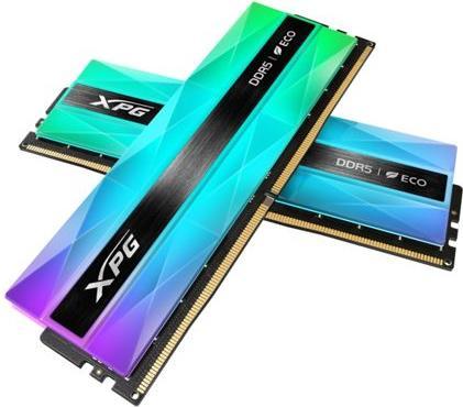 Produktbild Adata DDR5 32GB 6800-34 K2 XPG Lancer Neon RGB silvergray (2 x 16GB, 6800 MHz, DDR5-RAM, U-DIMM)