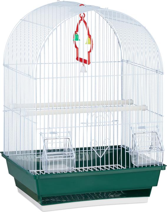 Image du produit Relaxdays Cage à oiseaux avec accessoires