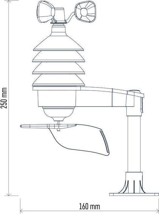 Produktbild Emos Drahtloser Sensor für Wetterstation E6016