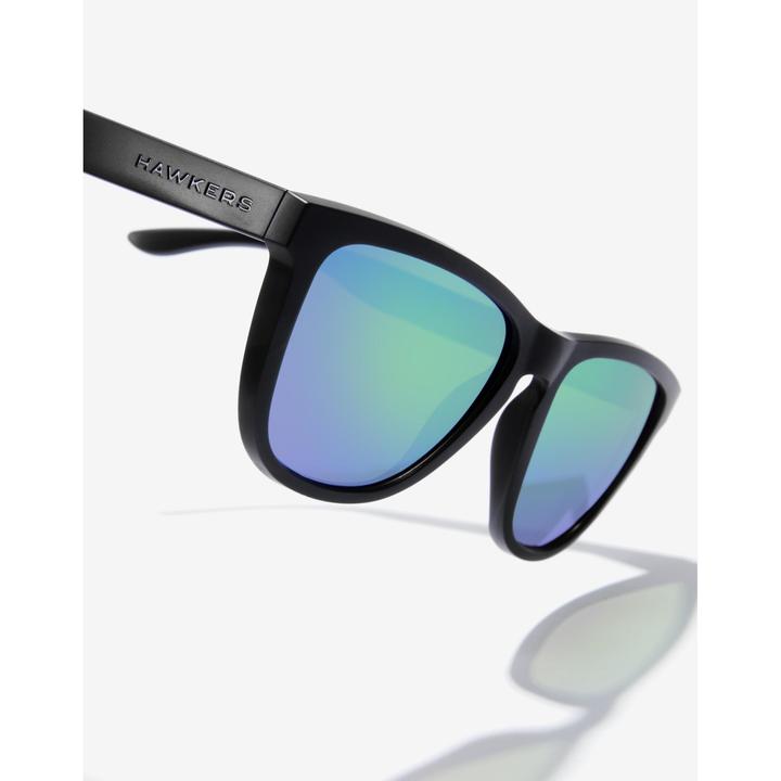 Produktbild Hawkers polarisierte Sonnenbrillen One Raw Schwarz Smaragdgrün (Ø 55,7 mm)
