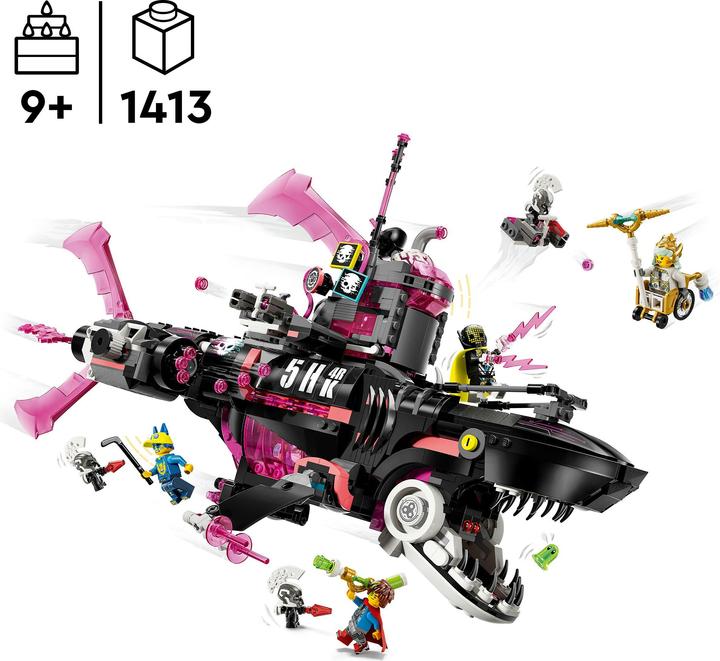 Produktbild LEGO Albtraumhai-U-Boot (71500, LEGO Dreamzzz)